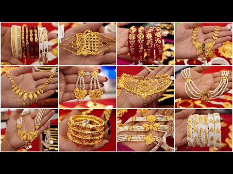 Matro 1 Gram Theke Biyer Sob Rokom Goyna o Gold Jewellery | Earrings/Necklace/Choker/Angti/Bala 24