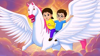 Lakdi Ki Kathi - Ud Mere Ghode Ud Ud Ud - FunForKidsTV - Hindi Rhymes