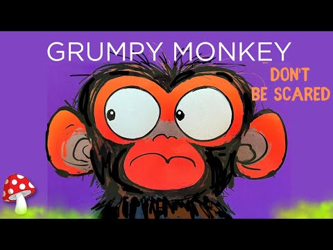 🙉 Grumpy Monkey Don't Be Scared (kids books read aloud) Halloween book