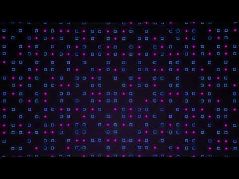 Repeating Pattern of Old Retro Neon Geometric Shapes - Background Loop Animation | Free HD Footage