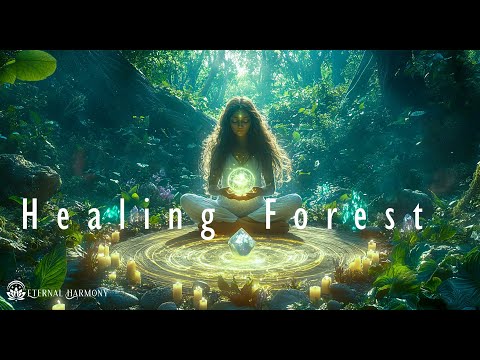 Healing Forest Ambience - Connecting To Nature'S Energy Through Meditation With Reiki Music ~ 432...