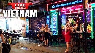 Vietnam Travel LIVE TV | Walking HotSpots in Hanoi - Vietnamese Night Market, Bar & Food Street