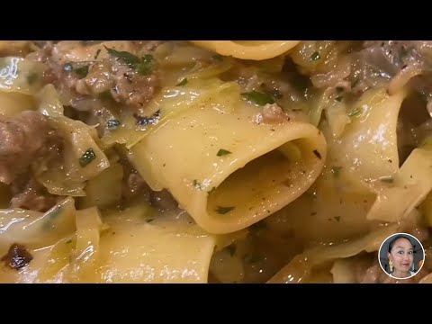 Pasta with Cabbage and Sausage