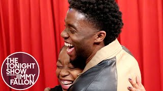 Chadwick Boseman Surprises Black Panther Fans While They Thank Him