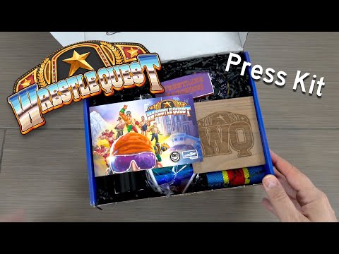 WrestleQuest ( Switch / PS5 / Xbox / PC ) PRESS KIT Unboxing