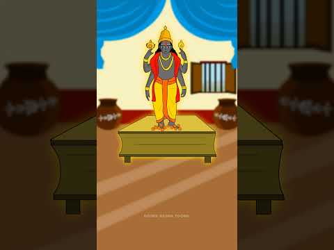 Krishna Leela Satyanarayana Pooja @BhaktiPath #indreshji  #animation #krishna #katha #shorts