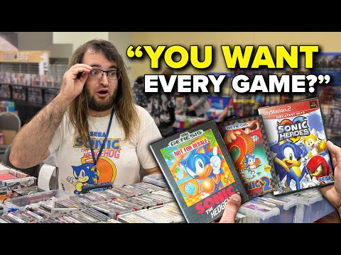 My Impossible Journey to Buy EVERY Sonic Game