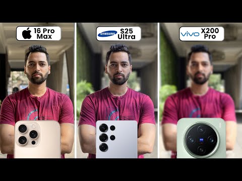 Vivo X200 Pro Vs Samsung S25 Ultra Vs iPhone 16 Pro Max : Who Is The Camera KING 👑?