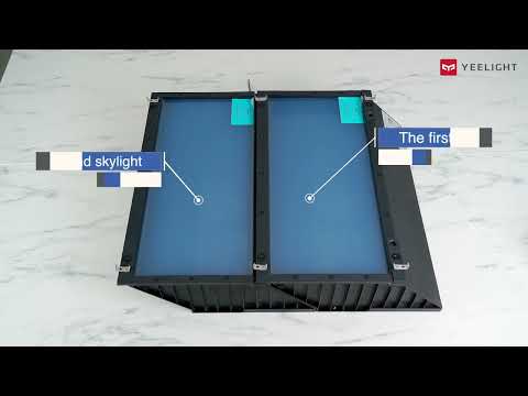 Installation Video of the Xiaomi Yeelight Pro Rooflight P21