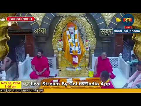 #Sai Baba Live Darshan Today 30 November 2024  | Live From Shirdi part 2