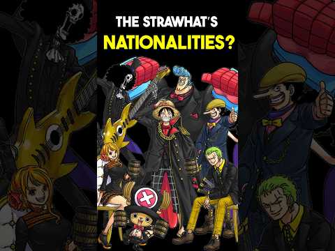 The Strawhat’s nationalities #onepiece #strawhats #anime