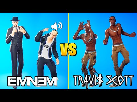 EMINEM vs TRAVIS SCOTT in Fortnite Dance Battle