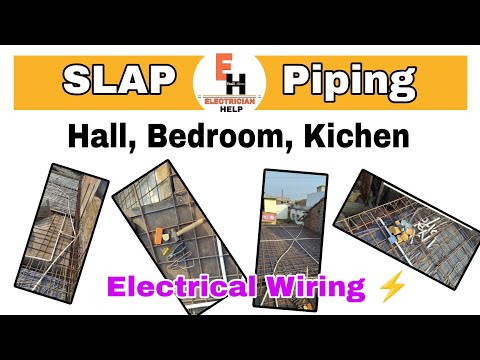 Electrical Wiring Slap Piping Video ELECTRICIAN HELP ⚡ | EH Contractors Pratik Mane