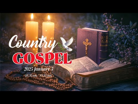 Start 2025 with Country Gospel Music Tunes That Light Up Your Faith ✝️ Country Gospel Songs 2025