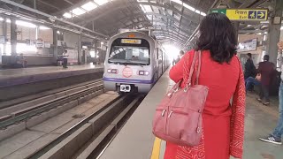 Delhi Metro Train - Complete Ride