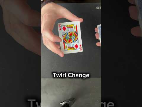 VISUAL CARD TRICK | Twirl Change Magic Trick Tutorial