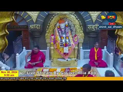 Sai Baba Live Darshan Today 30 November 2024  | Live From Shirdi