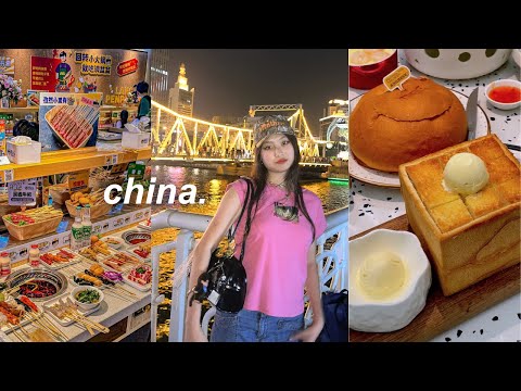 CHINA VLOG 🇨🇳🍜🚝 | cyberpunk city, revolving hotpot, 13hr flight