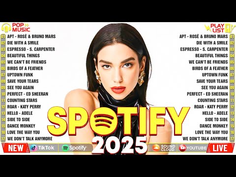 Top Songs 2025 - Top Hits English Songs Collection Album 2025 - Ava Max, Ed Sheeran, Charlie Puth...