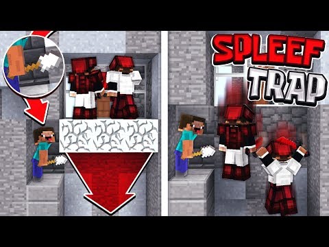 FUNNIEST SPLEEF TRAP EVER! (MINECRAFT SKYWARS SHORTS #84)