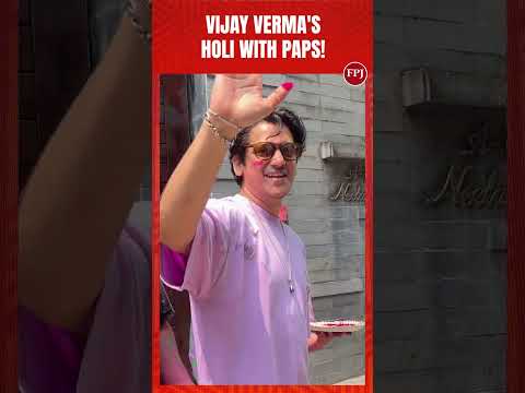 Actor Vijay Verma Celebrates Holi With Media  #Shorts