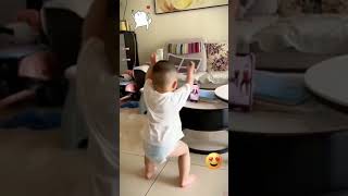 cute baby dance status #viral new video #funny video #aww babys cute video #funnyvideo #@awwbabys