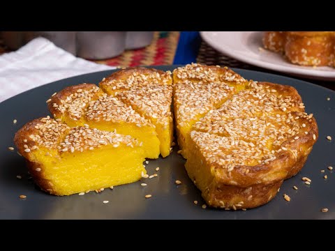 KUIH BINGKA LABU SEMPOI! Crispy Burnt Top, Lembut Di Dalam | Resepi Kuih Bakar Labu Yang Viral