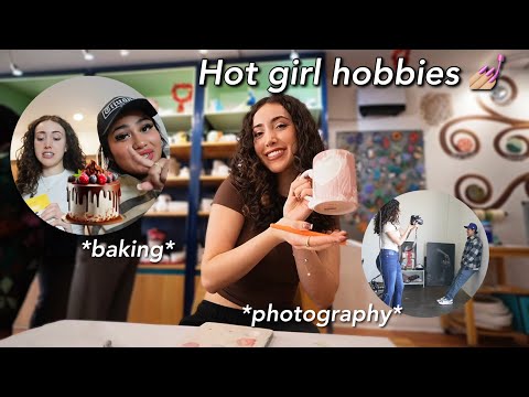 I TRIED DIFFERENT HOBBIES EVERYDAY FOR A WEEK!! 🩷 *romanticizing my life*