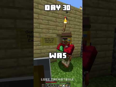 100 Days - [Minecraft Shorts] - Day 30 #minecraft #100days