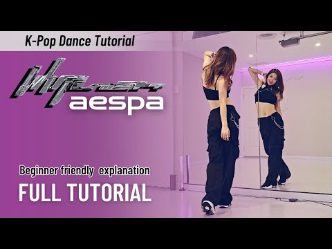 Learn Karina's Choreography in WHIPLASH by aespa Step-by-Step explained dance tutorial