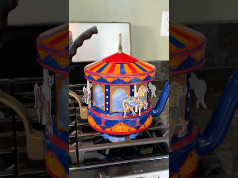 Vintage Steam Powered Carousel Kettle In Action