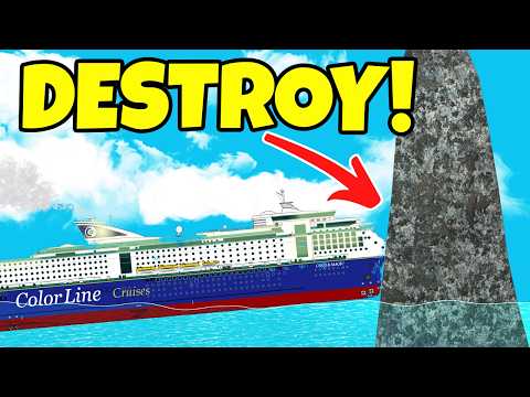 Ships vs WALL Destruction! | Floating Sandbox