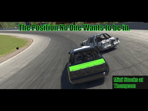 The Position no one wants to be in   Mini Stocks at Thompson Road to 10K Oval Rating