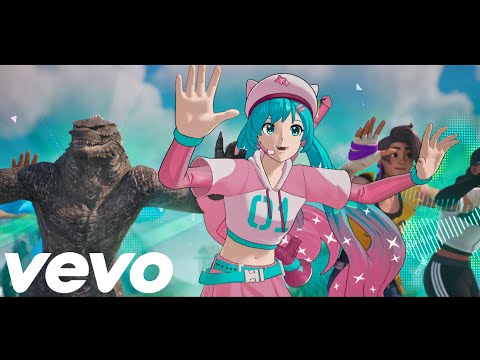 Fortnite - Miku Miku Beam (Official Fortnite Music Video) ft. Hatsune Miku, Godzilla