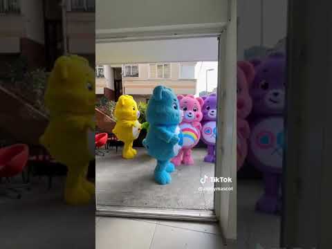 introducing the care bears mascot in tiktok #carebears #mascot #mascotcostumes #tiktok