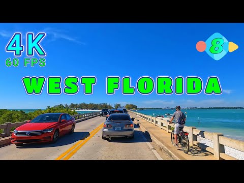 Englewood to Anna Maria Drive Part 8/8, Florida USA 4K-UHD