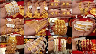 Biyer Gift & Sob Rokomer Gold Jewellery Matro 1 Gram Theke | Earrings/Necklace/Angti/Ring/Bala 2