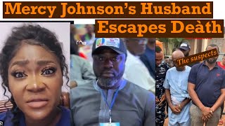 Mercy Johnson’s Husband Narrowly Escapes Dèath!