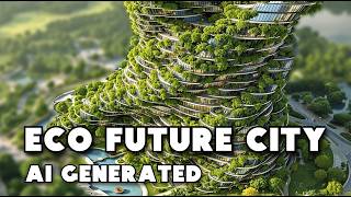 Eco Future City - AI Generated | FLUX and Hailuo AI