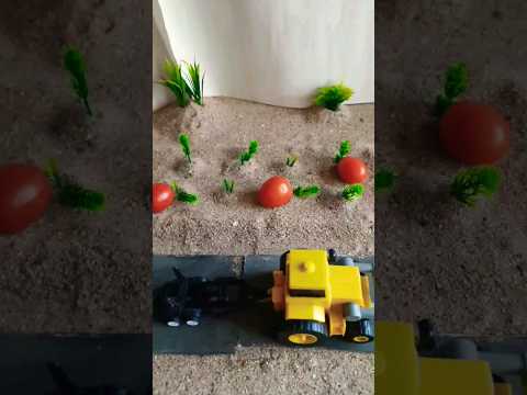 #tractor #tractorvideo #crane #toys #diy #minitractor #trolley #jcb #truck #bulldozer