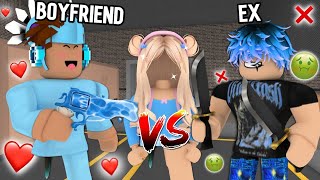 My EX BOYFRIEND 1v1'd My REAL BOYFRIEND... (Murder Mystery 2)