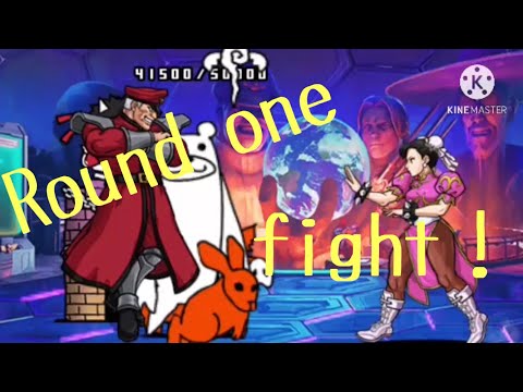 作業用BGM ストリートファイターコラボ　Round one fight！1時間耐久 【にゃんこ大戦争】