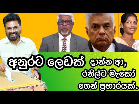 අනුරට ලෙඩ දාන්න ආ,රනිල්ට මැකෝ ගෙන් ප්‍රහාරයක්.2024.11.17.