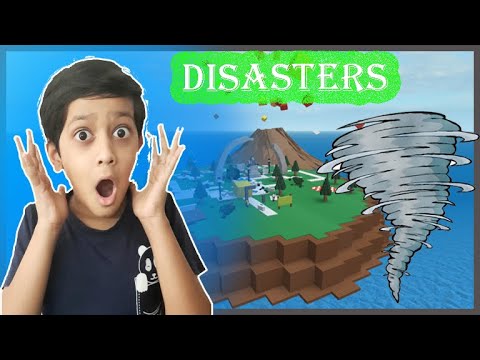 Playing survival diasters roblox!!!