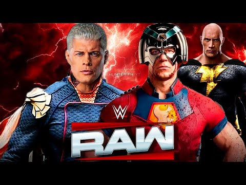 Cody Rhodes vs John Cena & The Rock WWE Raw Netflix Extreme Rules - FULL MATCH