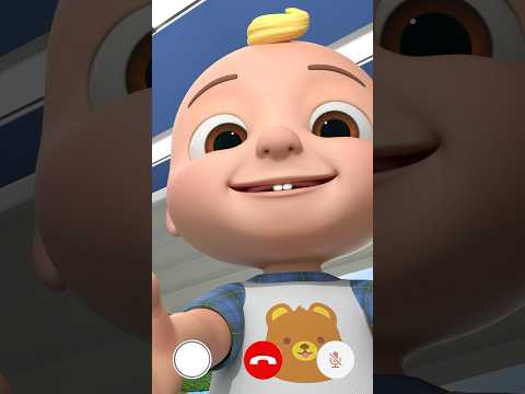 Ring Ring! JJ's Facetiming you with his Daddy! Say HI! #cocomelon #shorts