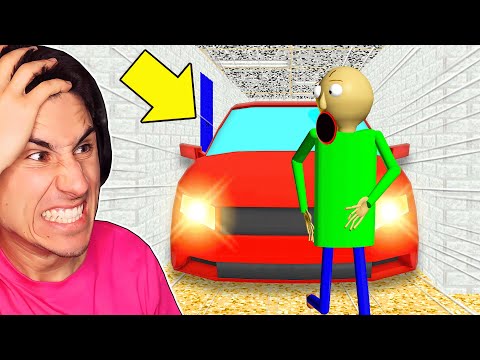 I Drove My Car INSIDE BALDI'S SCHOOL!