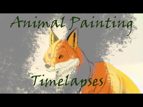 Drawing Animals - Krita Timelapse Painting