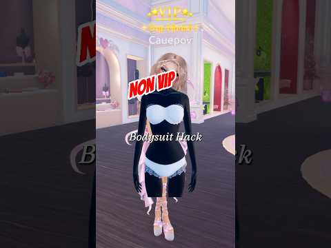 NON VIP BODYSUIT HACK *DRESS TO IMPRESS* #roblox #dti #shorts