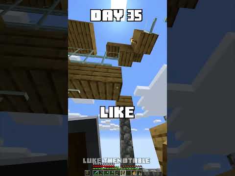 100 Days - [Minecraft Shorts] - Day 35 #minecraft #100days